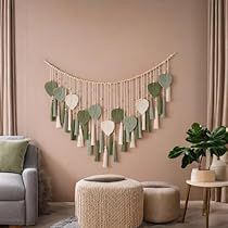 Leaf Macrame, Holiday Wedding Decor, Boho House Decor, Wall Art Above Bed, Art Above Bed, Macrame Wall Decor, Boho Tapestry, Above Bed Decor, Boho House