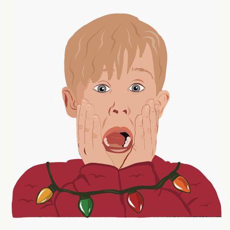 Home Alone Projects | Photos, videos, logos, illustrations and branding on Behance Iconic Christmas Photos, Merry Christmas Home Alone, Home Alone Widget, Christmas Movie Illustration, Home Alone Svg Free, Home Alone Printables Free, Home Alone Printables, Home Alone Cookies, Home Alone Illustration