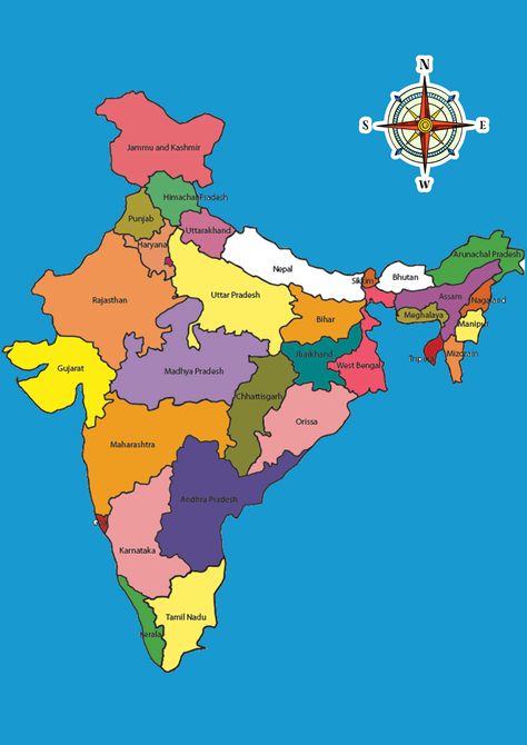 Bharat Map, India Map Drawing, Montessori Projects, School Works, Map Drawing, Physical Map, Map Pictures, India Map, Easy Paper Crafts