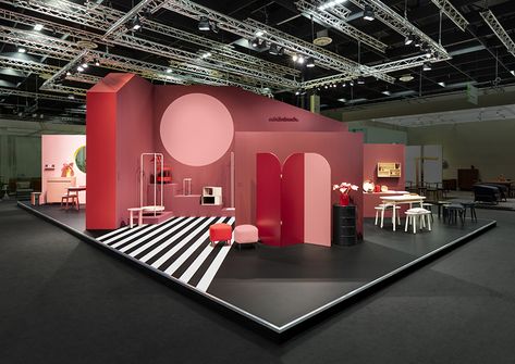 Schönbuch Debuts Their Color Code 2019 Collection - Design Milk Booth Design Exhibition, Showroom Interior Design, Stall Designs, Exhibition Stand Design, Exhibition Booth Design, Showroom Design, Exhibition Display, Tradeshow Booth, Exhibition Booth