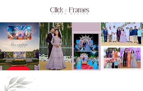 Reception Album Design, Wedding Photo Album Layout, Album Design Layout, Album Designs, Album Layout, Photo Album Layout, Film Photography Tips, Wedding Album Design, Wedding Photo Albums