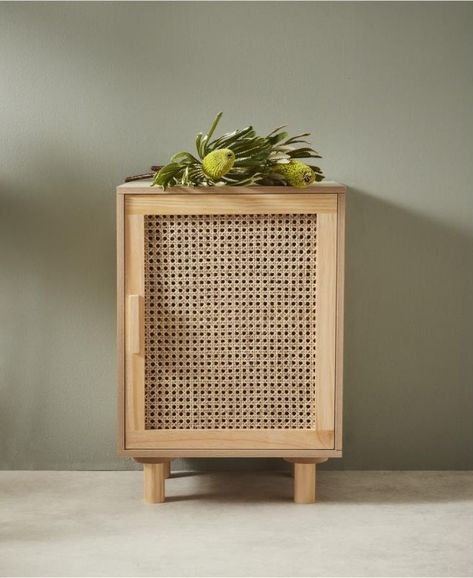 Kmart Rattan, Rattan Bedside Table, Rattan Cabinet, Mdf Furniture, Rattan Bed, Bed Side Table, Rattan Side Table, Прикроватные Тумбочки, House Furniture Design