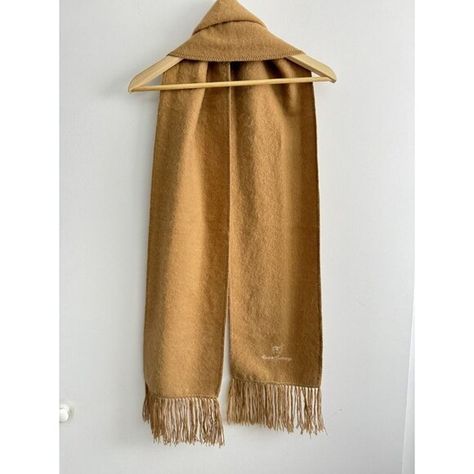 Alpaca Camargo Neck Scarf Fringe Embroidered Camel Beige Tan Soft Designer Tassel Scarf, Neck Scarf, Neck Scarves, Alpaca, Camel, Plus Fashion, Outfit Inspo, Fashion Tips, Accessories Vintage