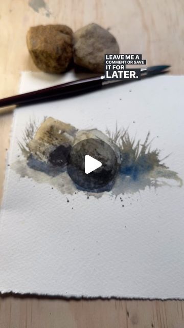 Watercolours by Patrick Visser on Instagram: "Tips for painting rocks #watercolour #texture #rocks" Watercolor Rocks, Watercolour Texture, Tips For Painting, Painting Rocks, Paint Rock, Instagram Tips, Watercolor Painting, Watercolor Paintings, Paint