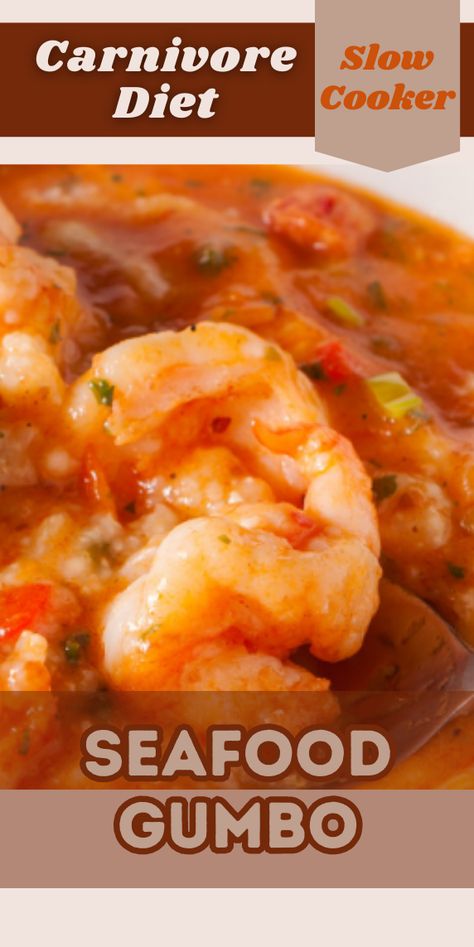 Try this delicious Seafood Gumbo recipe. For more recipes follow my page. #carnivorediet #carnivore #healthyrecipes #upgradedhealth #recipes Carnivore Seafood Recipes, Carnivore Shrimp Recipes, Ketovore Recipes, Mixed Seafood, Seafood Gumbo Recipe, Beef Ham, Metabolism Foods, Seafood Shrimp, Shrimp Scallops