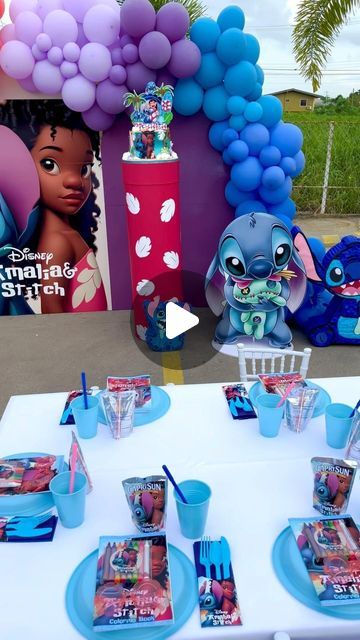 C R A F T Y C L U B ✨🎄 on Instagram: "#lilo #liloandstitch #lilostitch #liloystich" Stitch Birthday Ideas, Lilo And Stitch Birthday Party Ideas, Stitch Birthday Party Ideas, Lilo And Stitch Birthday Party, Lilo And Stitch Party, Lilo And Stitch Birthday, Stitch Birthday Party, Stitch Party, Painting Birthday Party