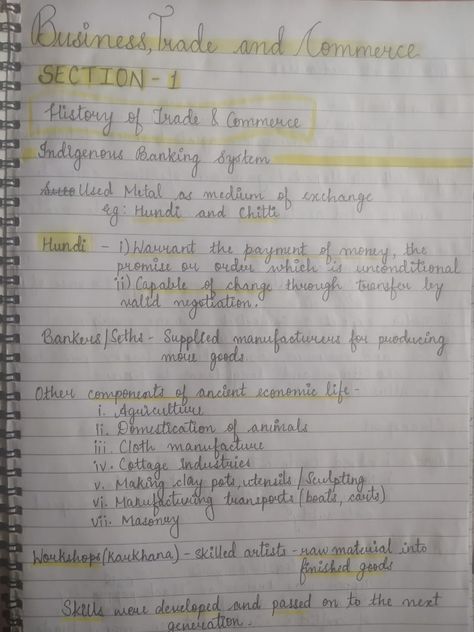 Commerce Study Notes Class 11, Class 11 Commerce Notes, Commerce Notes, Class 11, Business Studies, Notes Inspiration, Study Material, Handwritten Notes, Study Materials