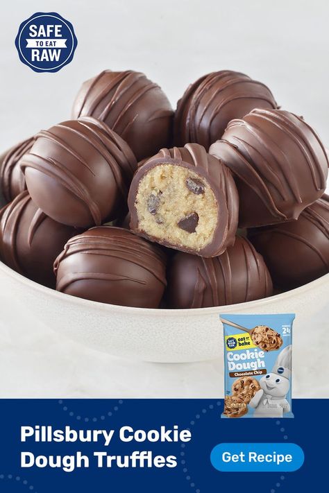 Cookie Dough Truffles Diy Trunk, Pillsbury Cookie Dough, Eating Cookie, Chocolate Chip Cookie Dough Truffles, Pillsbury Cookies, Truffle Cookies, Carving Templates, Contest Ideas, Scarecrow Costume