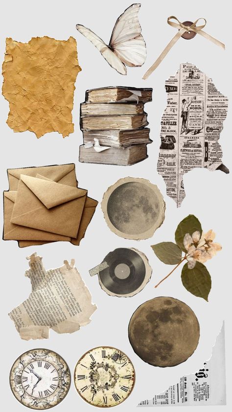 Scrapbook Stickers Printable History, Vintage Aesthetic Design For Scrapbook, How To Do Scrapbook, Project Aesthetic Design, Brown Journal Stickers, Aesthetic Vintage Stickers Printables, Vintage Designs For Scrapbook, Vintage Stickers Printables Retro, Aesthetic Design For Scrapbook