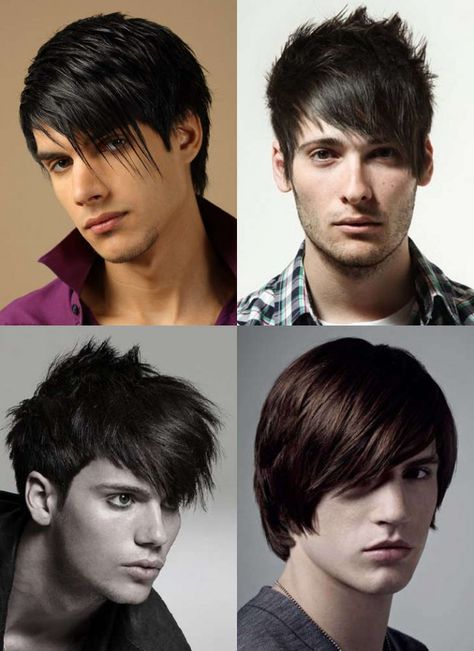 Boys Haircuts is an ultimate guide for young men listing a whopping 50 styles. From the undercut to the mohawk, there’s something for everyone. Hair Cut Pic, Emo Haircut, Kid Boy Haircuts, Kids Hairstyles Boys, Top Haircuts For Men, Emo Haircuts, Flat Top Haircut