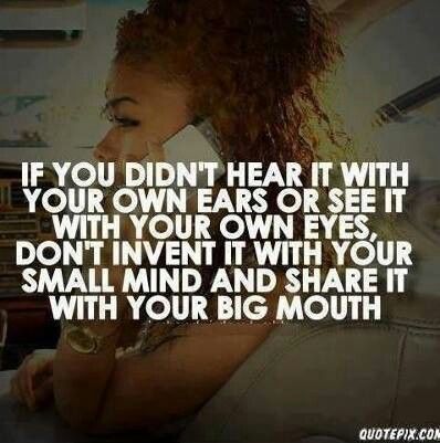 Don't go stirring up trouble. Small Minds, Quotable Quotes, Good Advice, The Words, Great Quotes, Live Life, See It, Inspirational Words, Cool Words