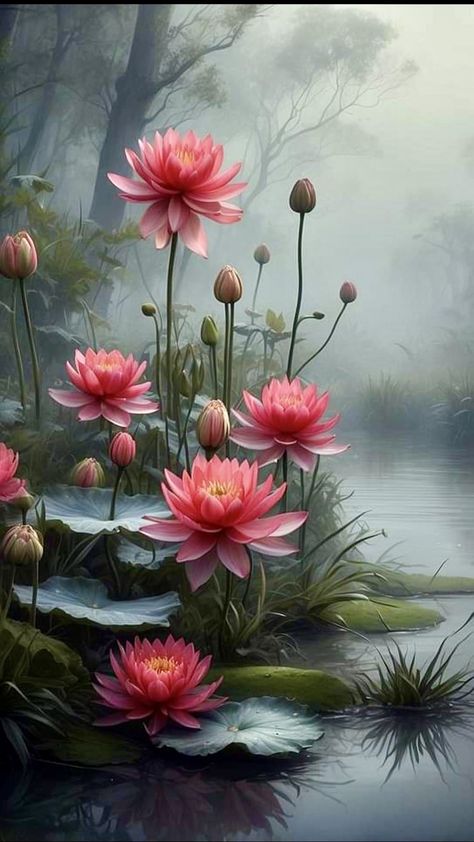 Lotus Flower Wallpaper, Lotus Painting, Simple Wallpaper, Beautiful Flowers Photography, Flowers Photography Wallpaper, Lovely Flowers Wallpaper, Beautiful Art Pictures, Cute Flower Wallpapers, Wallpaper Nature Flowers