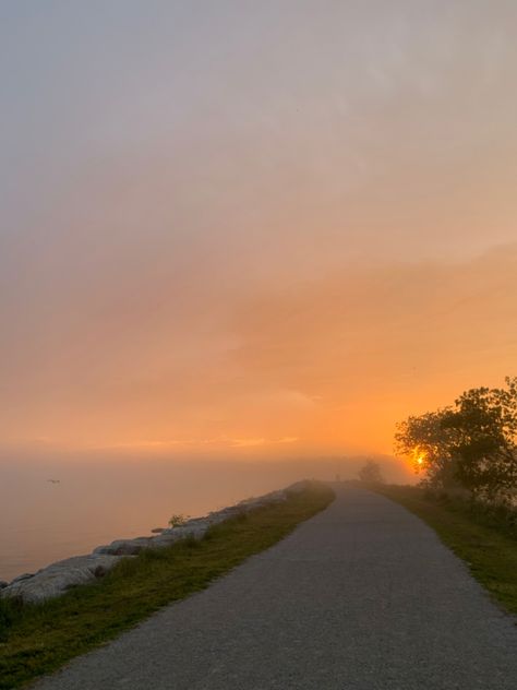 Foggy night sunset nature walk ethereal cottage core fairy sunrise Walking Asethic Photo, Foggy Sunrise Aesthetic, Sunrise Walks Aesthetic, Walking Asethic, Going For A Walk Aesthetic, Sunset Walk Aesthetic, Nature Walk Aesthetic, Walks Aesthetic, Walking Pictures