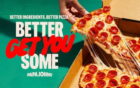 The Papa Johns rebrand is a scream | Creative Bloq Fast Food Advertising, Minimal Logo Design Inspiration, Brand System, Pizza Branding, Pizza Art, Pizza Design, Food Technology, Apple Apps, Papa Johns