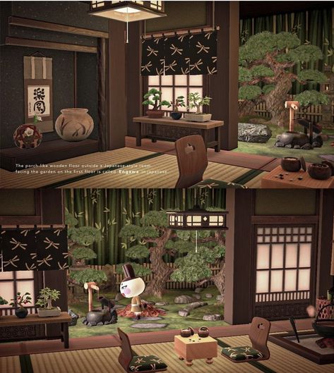 Acnh Japanese Home Interior, Japanese Interior Animal Crossing, Acnh Japanese Ideas House, Acnh Japanese Interior, Acnh Japanese House, Hhp Acnh Ideas, Acnh Japanese, Acnh Interior, Acnh Hhp