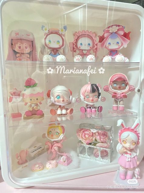 Pop Mart Figures Collection, Art Toys Design, Kawaii Cosplay, Pop Mart, Pastel Pink Aesthetic, My Posts, Cute Toys, Littlest Pet Shop, Blind Box