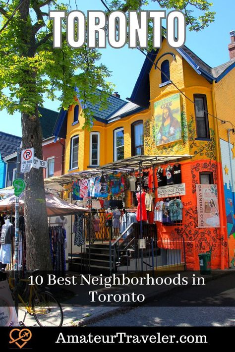 10 Best Neighborhoods in Toronto #toronto #travel #vacation #trip #holiday #neighborhoods #places Canada Dream, Toronto Trip, Things To Do In Toronto, Toronto Neighbourhoods, Instagram Places, Toronto Island, Canada Photography, Fall Vacations, Toronto Travel