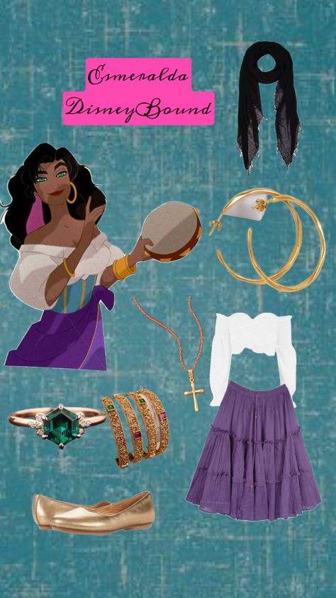 Esmeralda DisneyBound #esmeralda #disneybound #outfit #fyp Disney