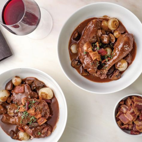 Coq Au Vin Recipe | Sur La Table Meals To Make With Chicken, Coq Au Vin Recipe, Main Entree Recipes, Coconut Chicken, Keto Low Carb Recipes, French Recipes, Winner Winner, Winner Winner Chicken Dinner, Entree Recipes