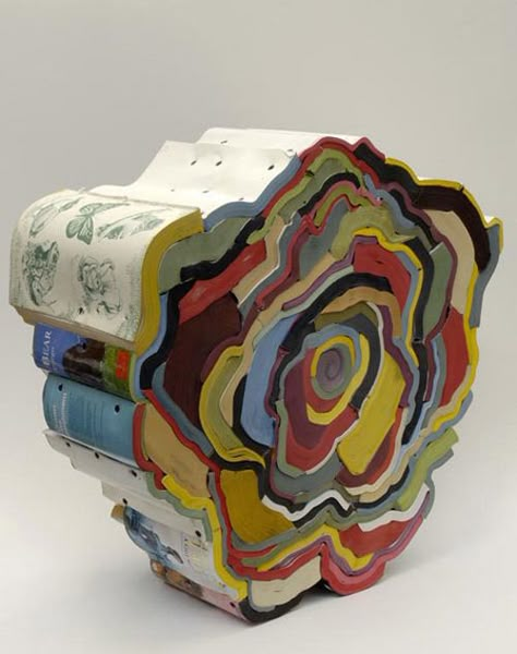 jonathan callan Multiples Sculpture, Art Ideas For Teens, Book Sculptures, Temple Of Light, Recycled Books, Art Projects For Adults, Recycled Art Projects, Recycled Book, Projects For Adults