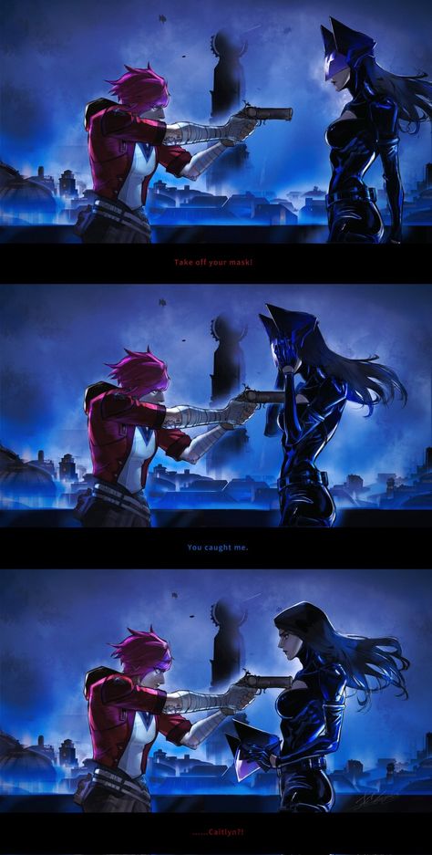 Vi Caitlyn, Zed League Of Legends, League Of Legends Comic, Vi League Of Legends, Scifi Fantasy Art, Jinx League Of Legends, League Of Legends Characters, Wallpaper Animes, Lol League Of Legends