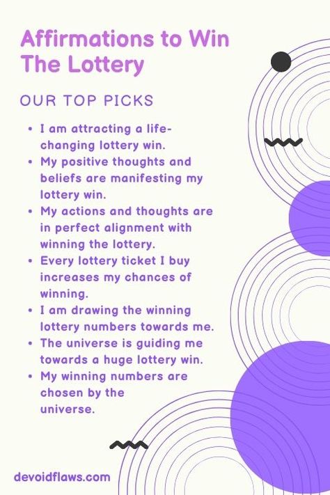 100 Amazing Affirmations to Win the Lottery Win Lotto Affirmations, Lottery Manifestation, Lottery Affirmations, Debit Free, Amazing Affirmations, Win Lottery, I Am A Winner, Lottery Win, Winning Lotto