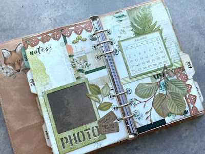 Smash Book Inspiration, Annette Green, Scrapbook Examples, 49 And Market, Handmade Journals Diy, My 2022, 2022 Planner, Nature Paper, Planner Essential