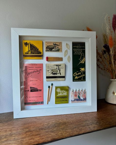 Hello, Instagram world! Did you shop this weekend? If so, did you support any small businesses? 🎁 If you’re still on the hunt for unique, meaningful gifts, I’d love to introduce you to my one-woman small business, Stryke Vintage! I’m Michelle, and I create assemblage art featuring vintage and modern matchbooks. Each piece is thoughtfully designed to spark joy, nostalgia, and a little curiosity—perfect for the person who “has everything.” From bold, colorful statement art to curated, nosta... Funky Aesthetic, Matchbook Art, Statement Art, D Love, Spark Joy, Assemblage Art, Handmade Home Decor, Unique Home Decor, Cool Artwork