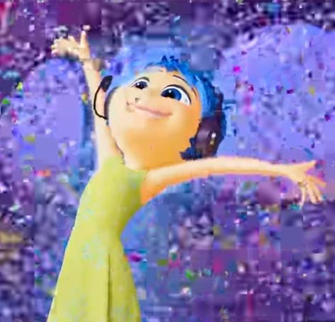 Joy Aesthetic Inside Out, Joy Pfp Inside Out, Inside Out Joy Wallpaper, Joy Inside Out Drawing, Joy Pfp, Joy Fanart Inside Out, Hiro Tadashi, Inside Out Joy, Joy Inside Out