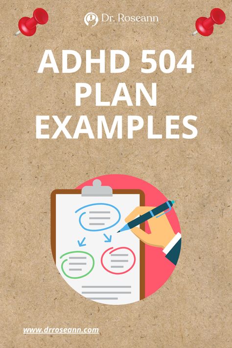 Wondering about ADHD 504 plans and how they can help your child? Our blog has simple examples to guide you in parenting. Check out holistic remedies for improved focus and mental health support. Visit www.drroseann.com for practical insights into ADHD, ensuring your child's success in school. 504 Plan Accommodations High School, 504 Plan Accommodations, 504 Accommodations, Special Education Paraprofessional, 504 Plan, Success In School, Planning School, Counseling Tools, Mommy Time