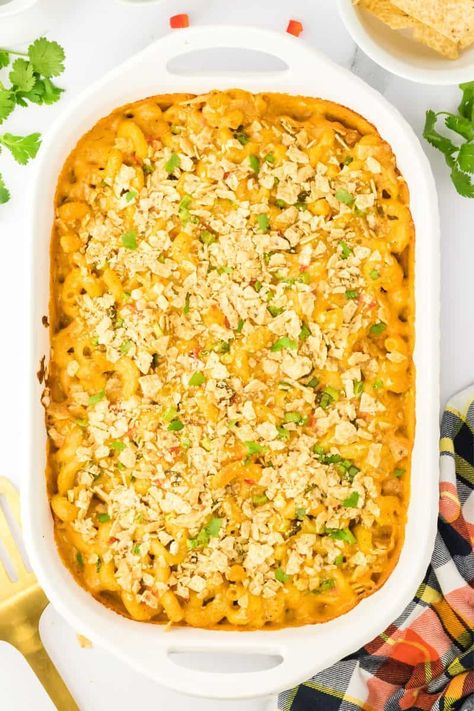 Mexican Mac and Cheese Mexican Mac N Cheese, Mexican Macaroni And Cheese, Mexican Mac And Cheese, Southwest Recipes, Cheese Brands, Mexican Spices, Mac N Cheese Recipe, Gluten Free Pasta, Family Cooking