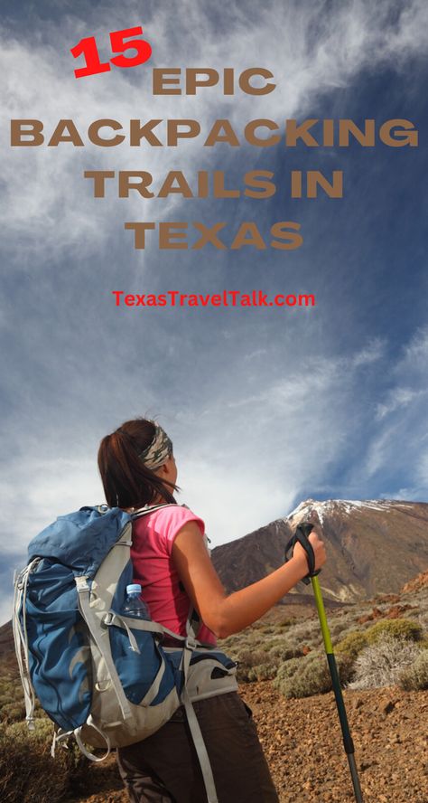 Texas Hiking Trails, Caprock Canyon State Park, Colorado Bend State Park, Hiking In Texas, Backpacking For Beginners, Garner State Park, Backpacking Trails, Guadalupe Mountains National Park, Texas Panhandle