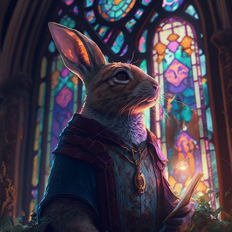 Harengon Cleric, Bunny Wizard, Dnd Species, Dnd Races, Dungeons And Dragons Art, Roleplay Characters, Dungeons And Dragons Homebrew, Fantasy Rpg, Character Design Male