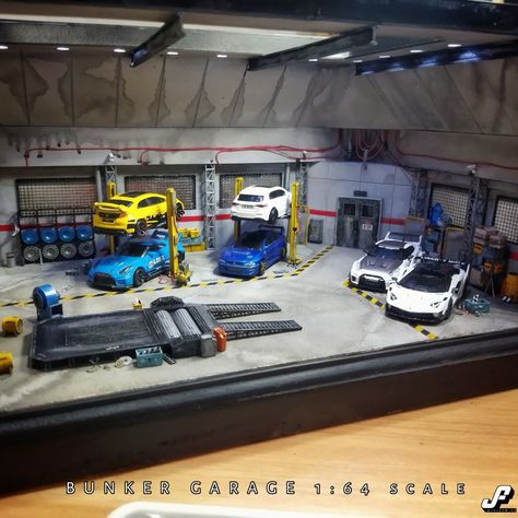 1/64 Scale Diorama, Hot Wheels Diorama, Lego Diorama, Mini Garage, Garage Diorama, Car Room Decor, Diecast Cars Display, Diecast Diorama, Hot Wheels Room