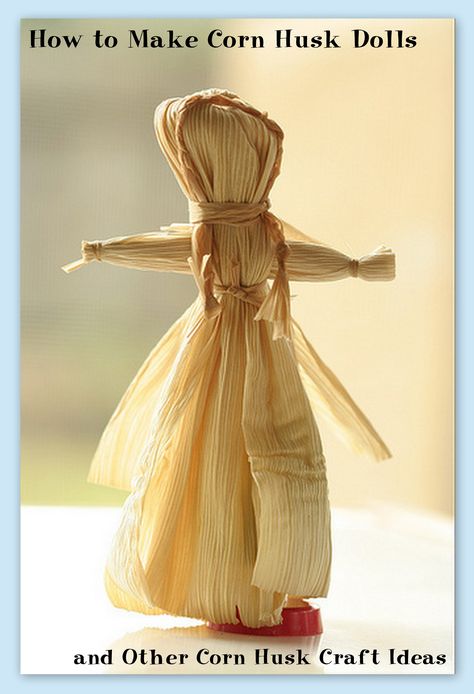 How to Make Corn Husk Dolls and Other Corn Husk Craft Ideas Corn Husk Crafts, Corn Dolly, How To Make Corn, Corn Husk Dolls, Pagan Crafts, Dried Corn, Witchy Crafts, Native American Crafts, Easy Arts And Crafts