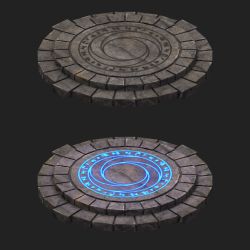 Summon Circle, Summoning Circle, 3d Games, Fantasy Props, Arte Dc Comics, Game Concept Art, Magic Circle, Game Concept, Prop Design