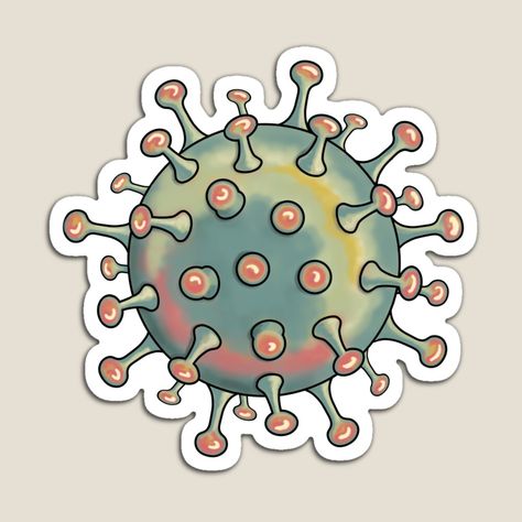 Virus Aesthetic, Biology Project, Cover Page For Project, Science Cartoons, Visual Art Lessons, Pastel Design, Pastel Designs, Medical Art, Project Based Learning