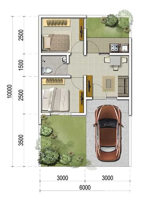 Small House Inspiration, Living Space Ideas, Little House Plans, House Redesign, House Floor Design, Building House Plans Designs, Chic Interior Design, Small Apartment Design, House Layout Plans