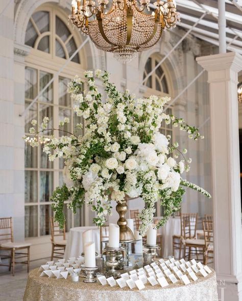 481 Likes, 23 Comments - Stoneblossom Florals (@stoneblossom) on Instagram: “We love to help you seat your guests on style✨Whether it’s a beautiful floral arrangement, a unique…” Cocktail Tables Wedding, White Peonies Centerpiece, Place Card Table, Peonies Centerpiece, Colorful Wedding Flowers, Sonoma Wedding, Bridal Bouquet Flowers, Table Place Cards, Floral Event Design