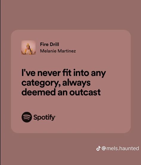 Relatable Lyrics Spotify, Melanie Martinez Fire Drill, Fire Drill Melanie Martinez, Melanie Lyrics, Melanie Martinez Quotes, Melanie Core, Corinne Melanie, Melanie Martinez Lyrics, Real Lyrics