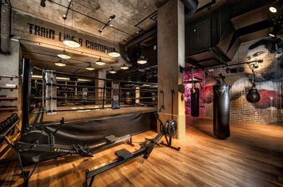 London's best boxing gyms | British GQ Boxing Gym Aesthetic, Workout Room Flooring, Boutique Gym, Gym Lighting, Loft Designs, Dream Gym, Luxury Gym, Boxing Ring, Basement Gym