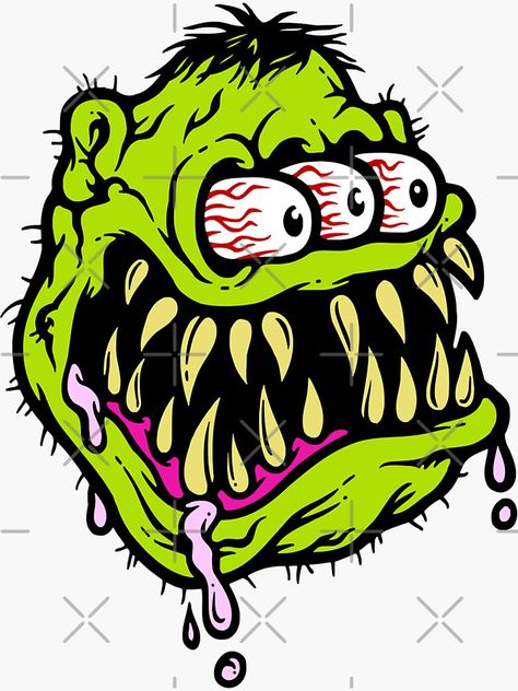 Ed Roth Art, Zombie Photo, Ed Roth, Epic Drawings, Funny Man, Love Funny, Cartoon Tattoos, Funny Emoji, Doodle Art Designs