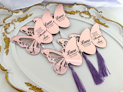 Cinderella Bridal Shower, Butterfly Magnets, Cinderella Sweet 16, Butterfly Party Favors, Sweet 16 Party Favors, Quinceanera Gifts, 1st Birthday Favors, Sweet 16 Favors, Quinceanera Favors