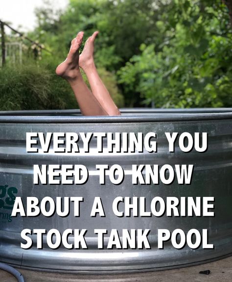 Everything You Need to Know about a Chlorine Stock Tank Pool Stick Tank Pool Ideas, Stock Tank Fountain, Tiny Pool Ideas, Stock Tank Pool Landscaping, Backyard Biergarten, Water Trough Pool, Trough Pool, Cheap Pool Ideas Budget, Stock Pool