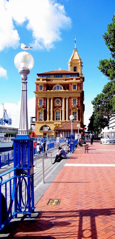 Downtown Ferry Building, Auckland - NEW ZEALAND Living In New Zealand, New Zealand Houses, New Zealand North, Auckland Nz, Auckland City, Auckland New Zealand, New Zealand Travel, South Island, Vanuatu