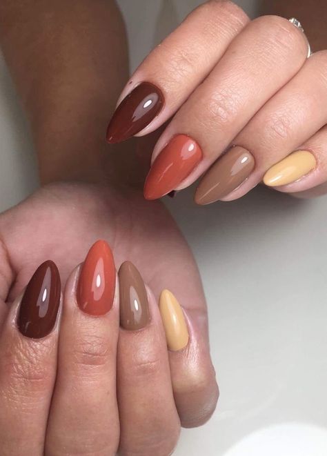 Classy Autumn, Fall Season Nails, New Nail Colors, Season Nails, Short French, Nail Type, Red Ombre, Pretty Nail Art, Pumpkin Theme