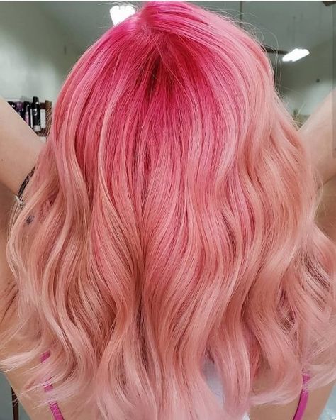 Pink Ombre Hair, Peach Hair, Cute Ideas, Ombré Hair, Hair Color Pink, Hair Inspo Color, Hair Photo, Gold Hair, Cool Hair Color