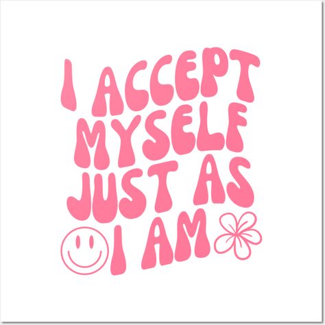 I Accept Myself Just As I Am Aesthetic Words on Back.Aesthetic, aesthetic designs, aesthetic clothing, aesthetic clothes, aesthetic art, trendy, words on back, aesthetics, aesthetic text art, oversized, trendy clothing, positive quotes for women, positivity gifts, preppy, positive quote, positivity quote. -- Choose from our vast selection of art prints and posters to match with your desired size to make the perfect print or poster. Pick your favorite: Movies, TV Shows, Art, and so much more! Ava I Am Aesthetic, Positivity Gifts, Am Aesthetic, Women Positivity, I Accept Myself, Trendy Words, Back Aesthetic, Aesthetic Text, Accept Myself