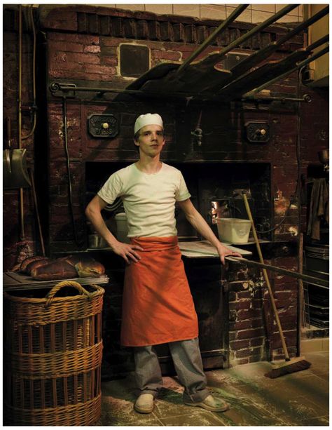 ‘Guillaume Viard in one of the last wood-fired brick ovens in Paris, Veronique Mauclerc’s Bakery,2009’ Brian Boden Barista Uniform, Brick Ovens, Vintage Bakery, Bakery Store, Bread Makers, Wood Oven, Brick Oven, Bread Baker, Sweeney Todd