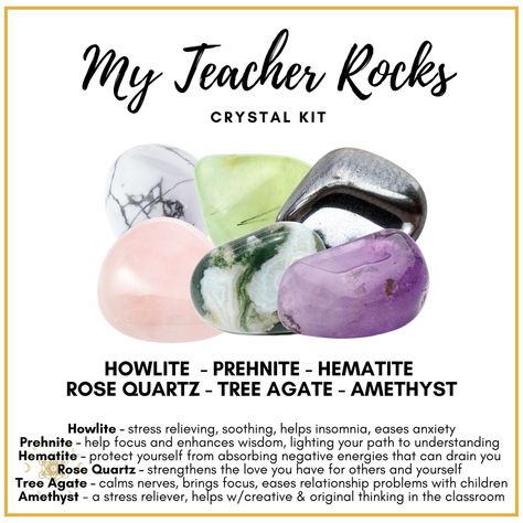 Teacher Rocks, Creative Vibes, Healing Rocks, How To Calm Nerves, Baby Witch, Witch Spell, Crystals Stones, Crystal Healing Stones, My Teacher